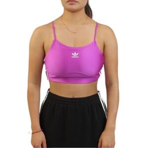 Adidas Women's Purple Sports Bra size Large